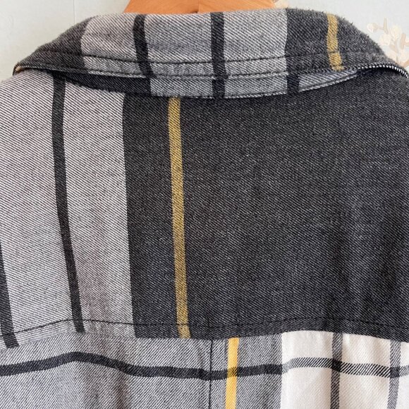 The North Face Men Plaid Sherpa Lined Flannel Shirt Jacket Size M Rugged Outdoor - Picture 7 of 12